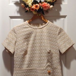 VINTAGE MOD-FLORAL SHIFT DRESS